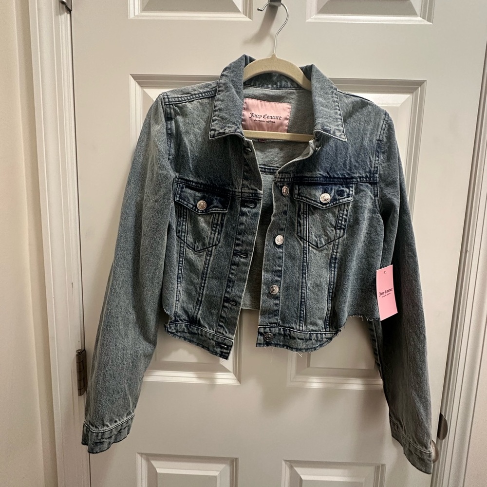 NWT- Juicy Couture Blue Jean Jacket -size small